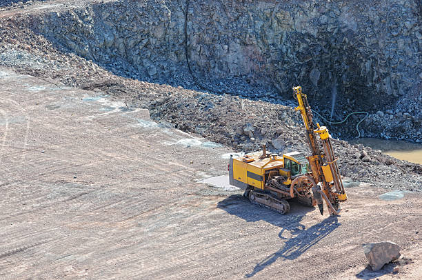 driller in a quarry driller in a quarry