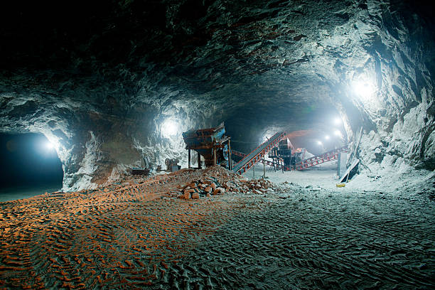 Mine work underground Mine work underground